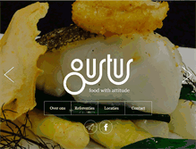 Tablet Screenshot of gustus-catering.be